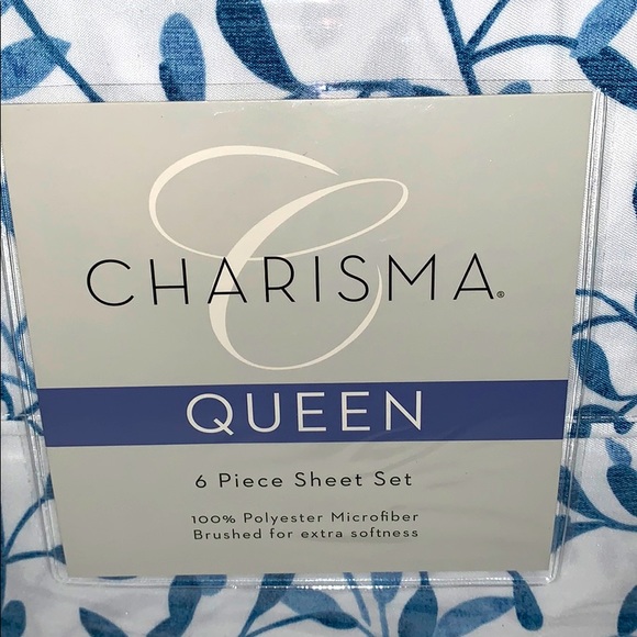 Charisma Microfiber 6-Piece Queen Sheet Set - Picture 5 of 16